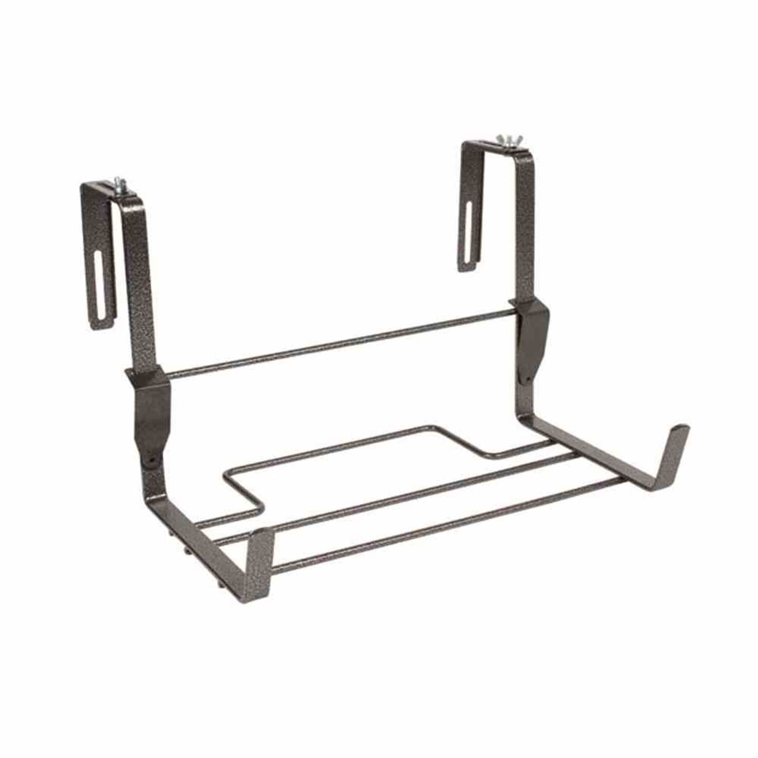 Pflanzkübel Balkonkastenhalter 37 x 19 cm verstelllbar schwarz, mit Sicherheitshak