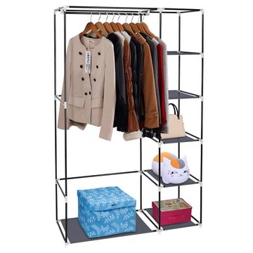 Rutaqian Kleiderschrank Tragbarer Schrank,Kleiderschrank,106x44x170cm Kleiderschrank (schnell und einfach zu montieren) zum Aufhängen von Kleidung Kleideraufbewahrung