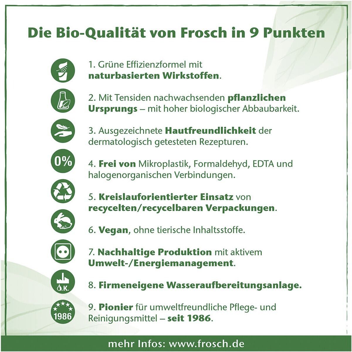 FROSCH Spiritus Glasreiniger (5 Liter)