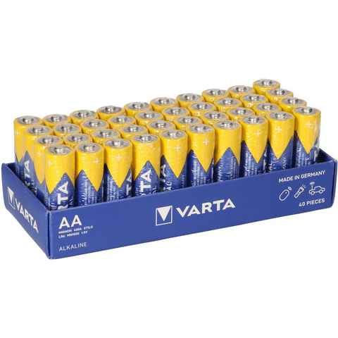 VARTA 40x AA LR06 Mignon Varta Batterie Industrial Batterie