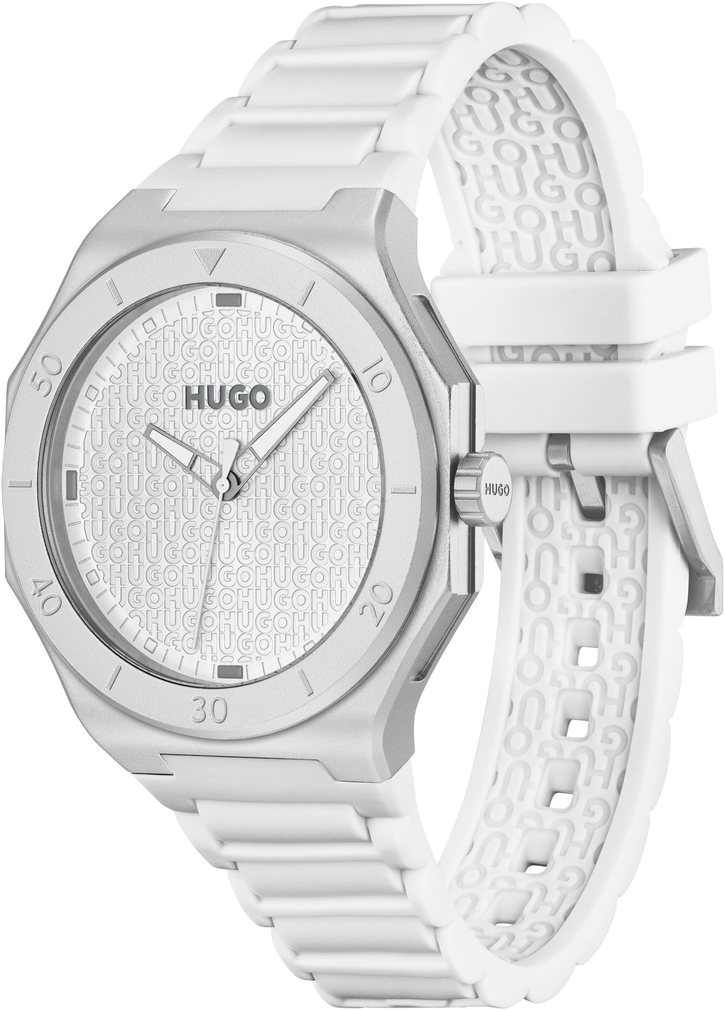 HUGO Quarzuhr #GRAIL LIGHT 1530395, Armbanduhr, Herrenuhr, Silikonarmband, günstig online kaufen