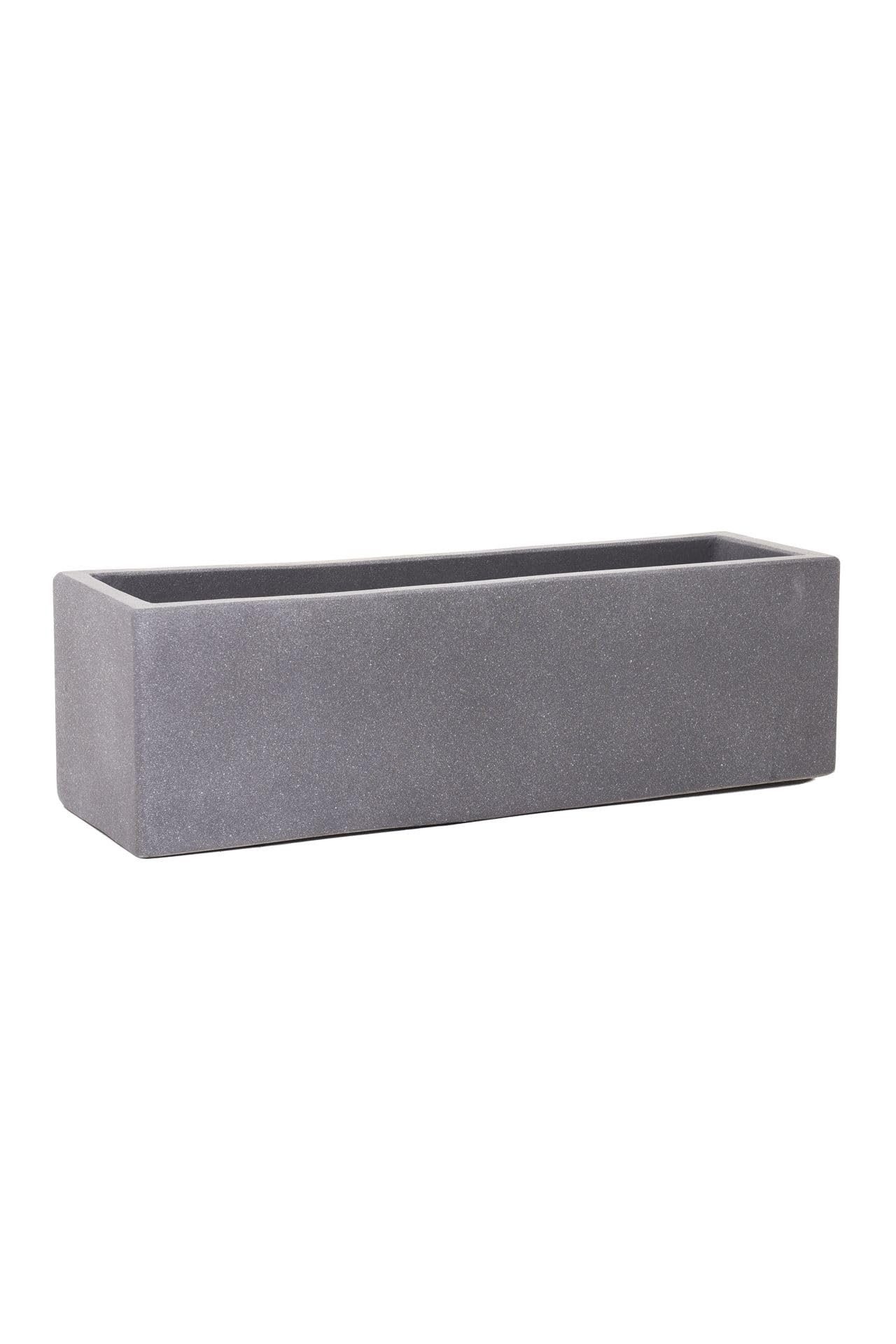 VIVANNO Balkonkasten Beton FLOBO Kasten - Grau Matt (1 St), 60x18x18 cm