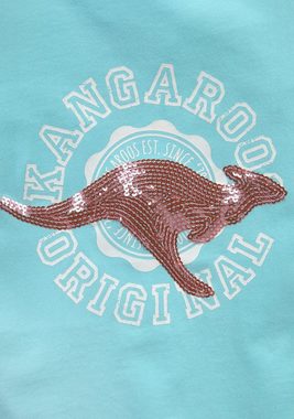KangaROOS T-Shirt mit Paillettenapplikation