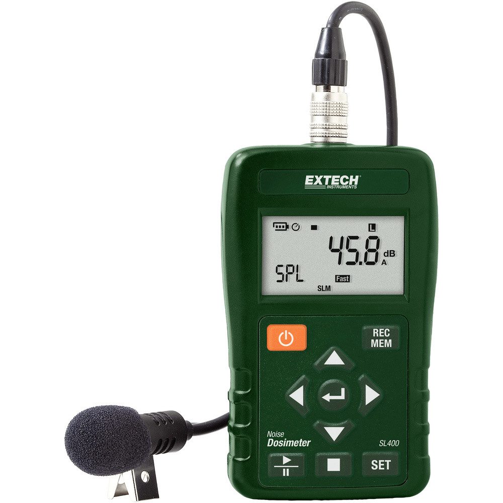 Extech Schallpegelmessgerät Extech Schallpegel-Messgerät Datenlogger SL400 30 - 143 dB 20 Hz - 8