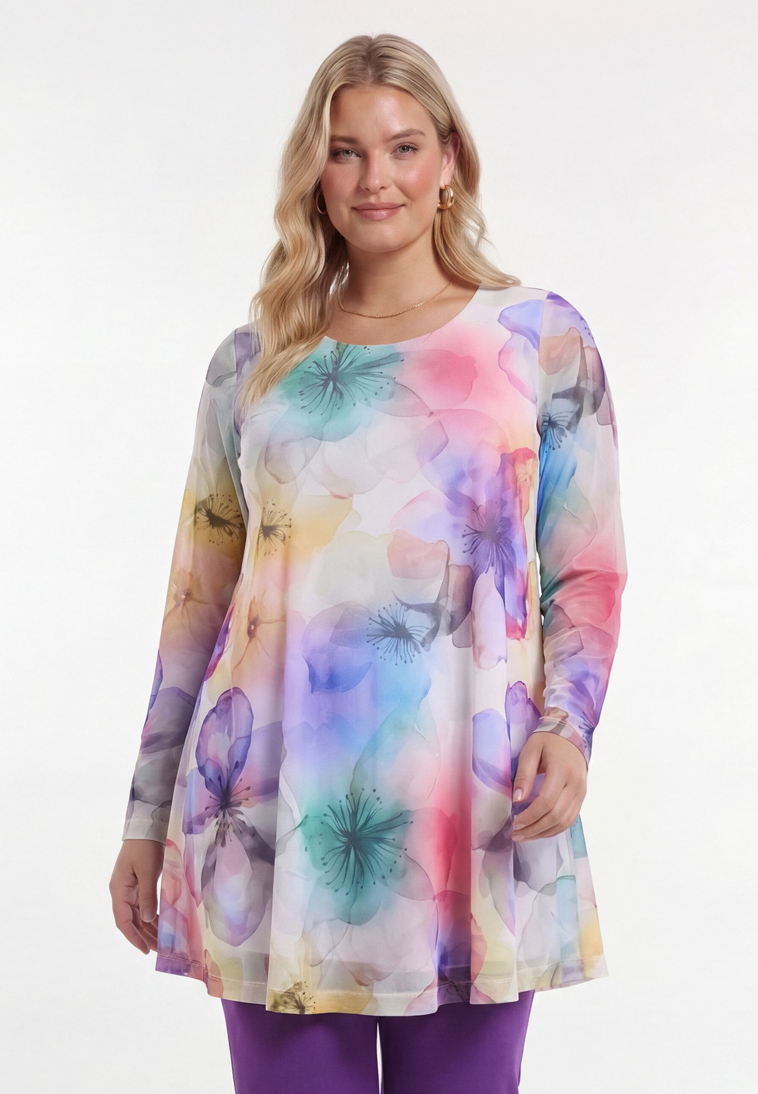 YOEK Tunika Damen Tunika mit Druck