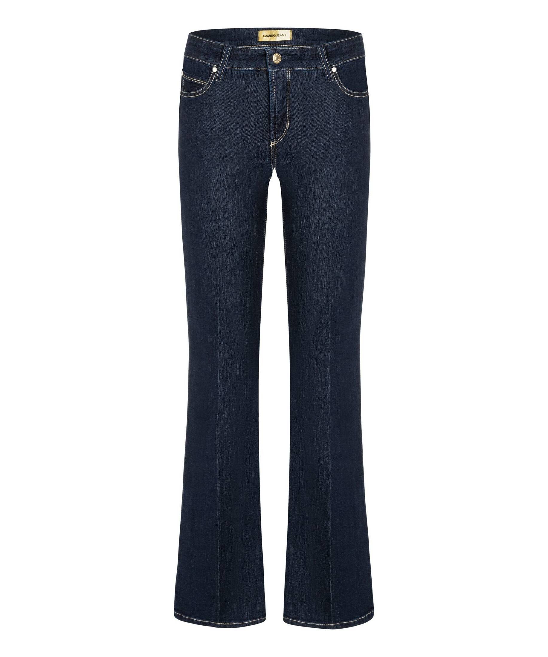 PARIS Slim Damen Jeans (1-tlg) 5-Pocket-Jeans FLARED Fit Cambio