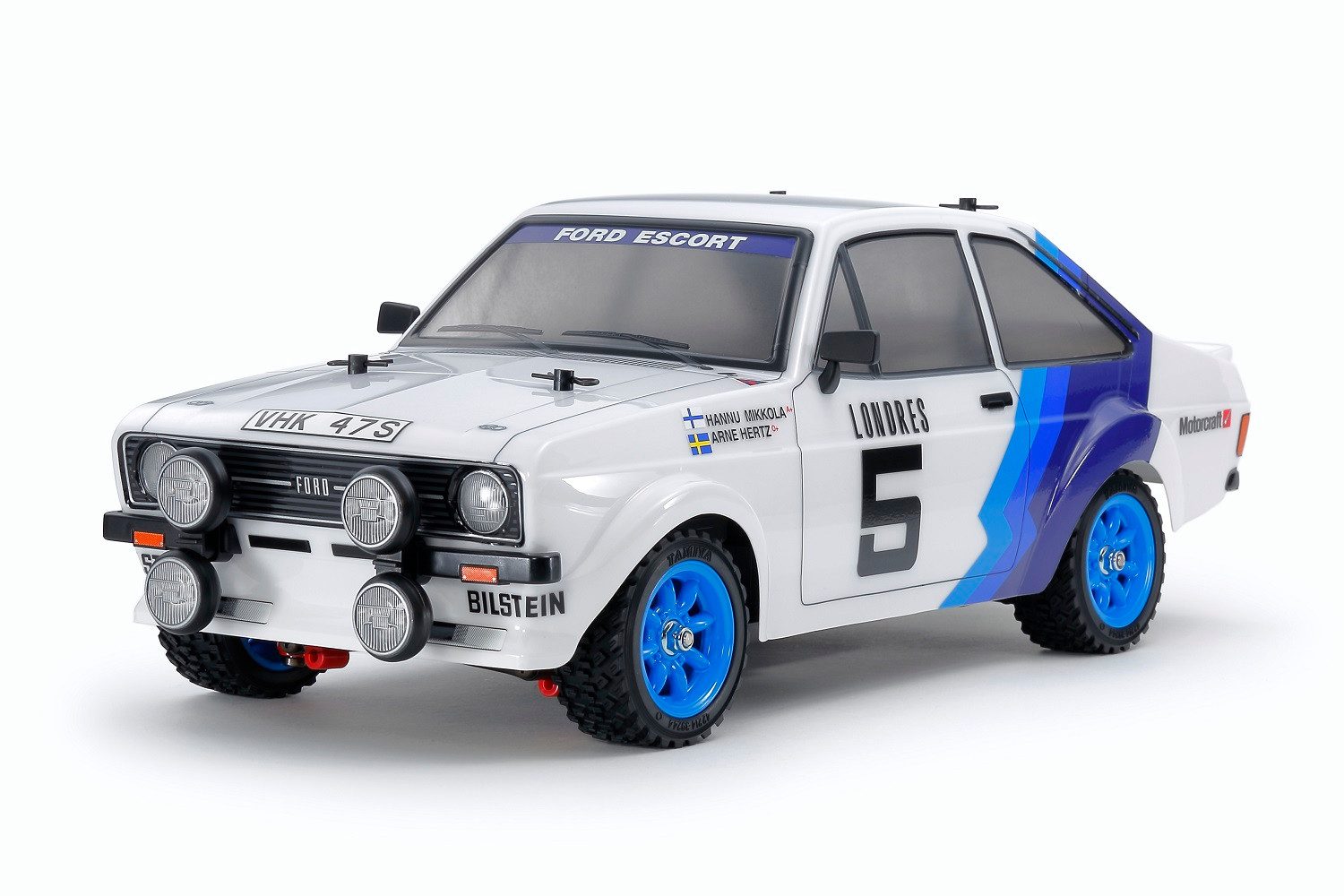 Tamiya RC-Buggy Tamiya RC Car Ford Escort MK.II Rally 1:10 MF-01X Bausatz