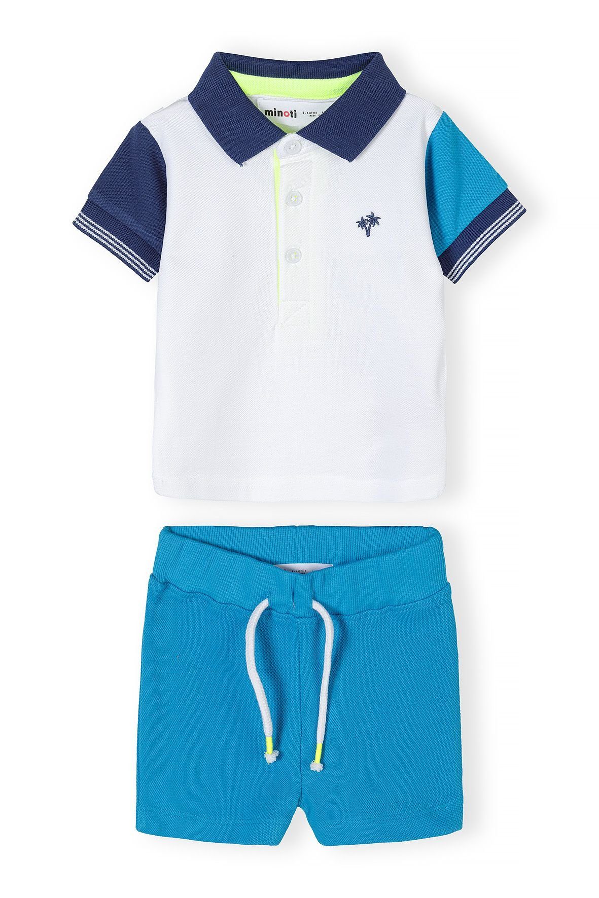 MINOTI T-Shirt & Sweatbermudas T-Shirt und Shorts Set (3m-3y)