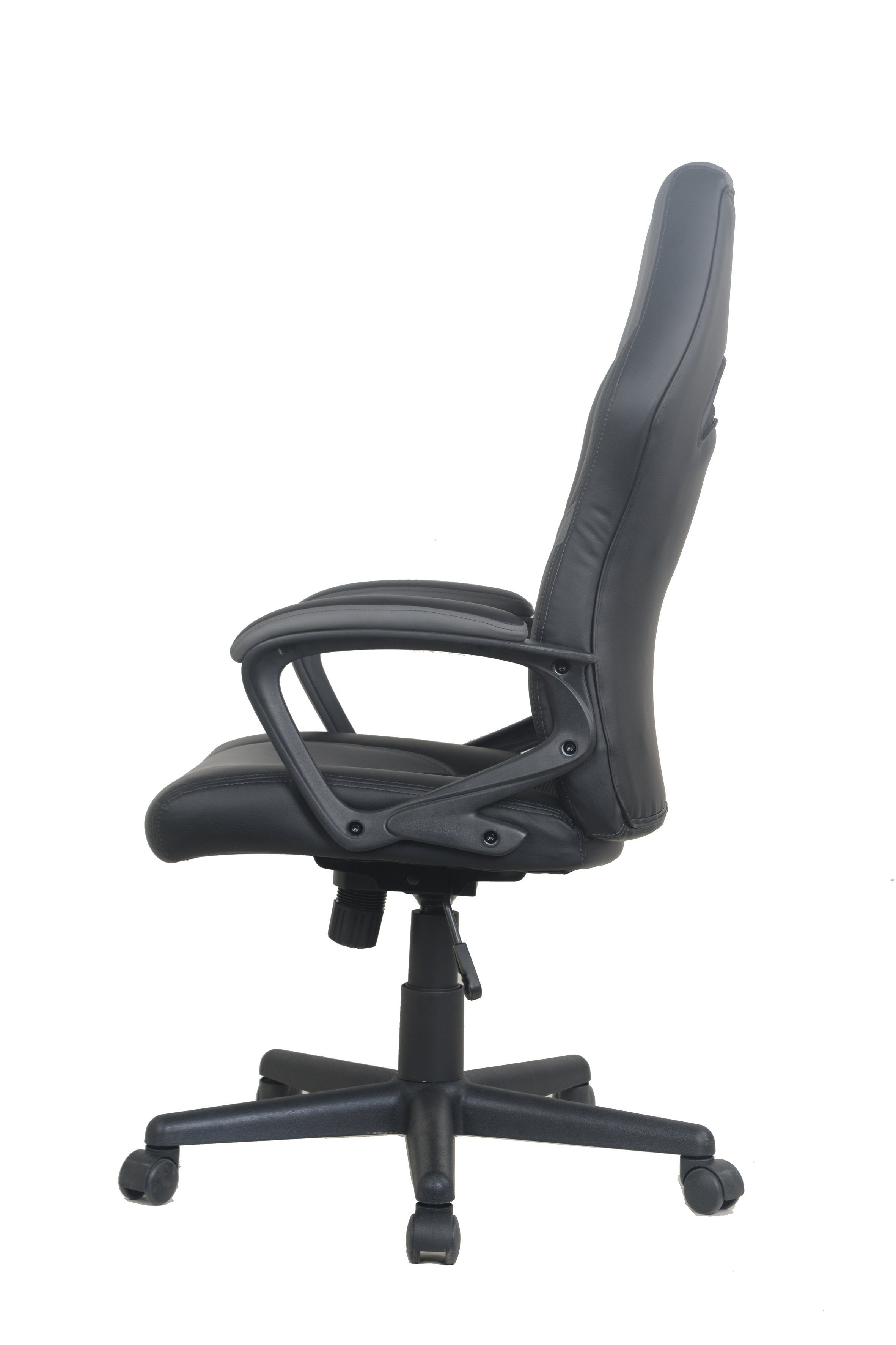 byLIVING Chefsessel schwarz/grau mit Gaming-Stuhl FREEZE, Verstellmöglichkeiten