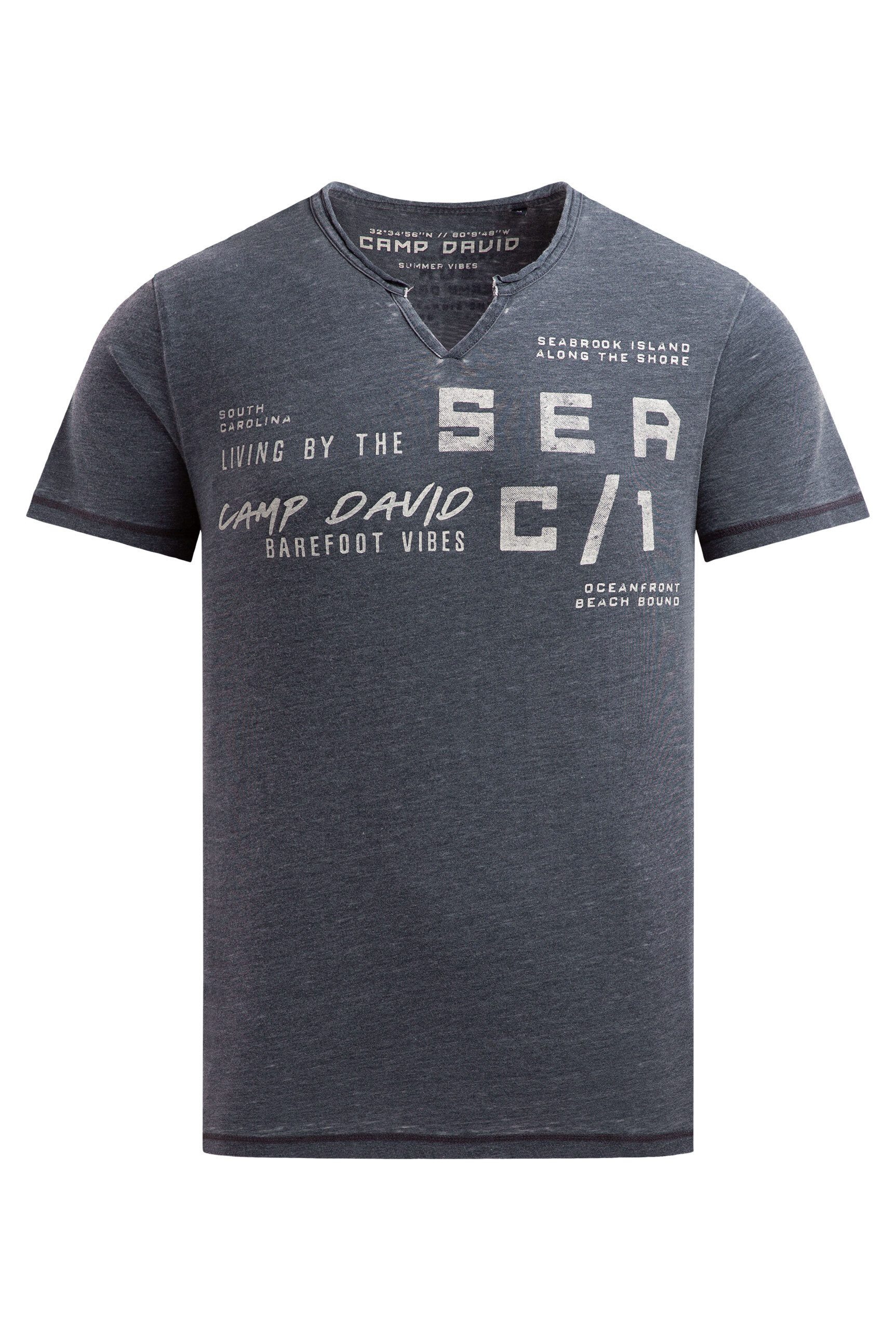 CAMP DAVID Rundhalsshirt mit Baumwolle