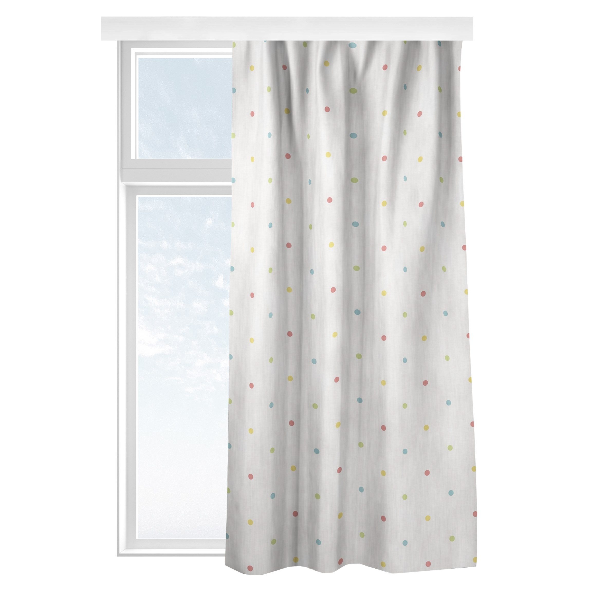 Bilderdepot24 Vorhang Gardine Illustration Muster Bunte günstig online kaufen