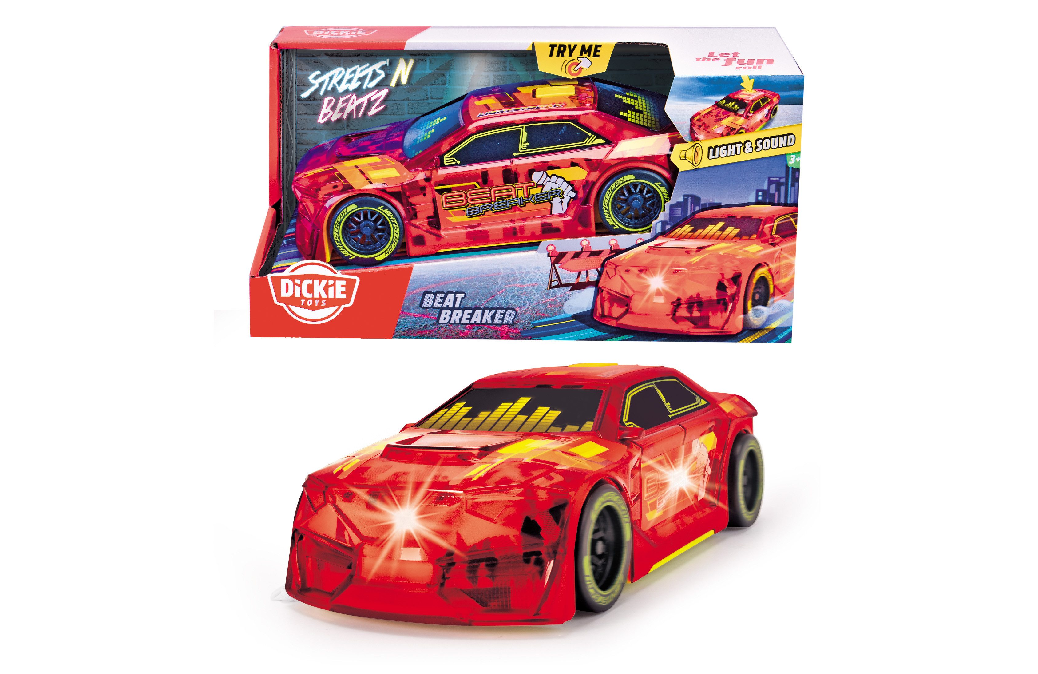 Simba Dickie Spielzeug-Auto Dickie Toys Spielzeugauto Beat Breaker mit Lich günstig online kaufen