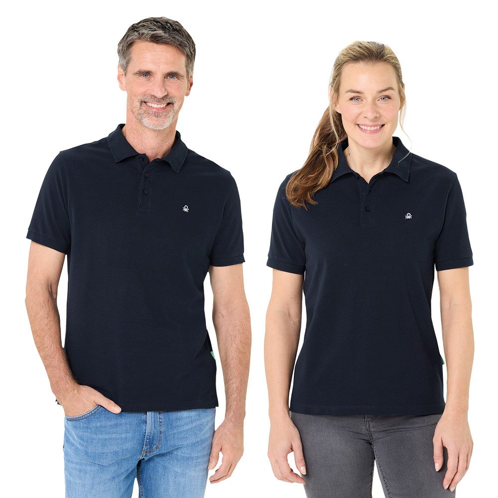 United Colors of Benetton Poloshirt aus 100% Baumwolle Top Markenqualität - unisex