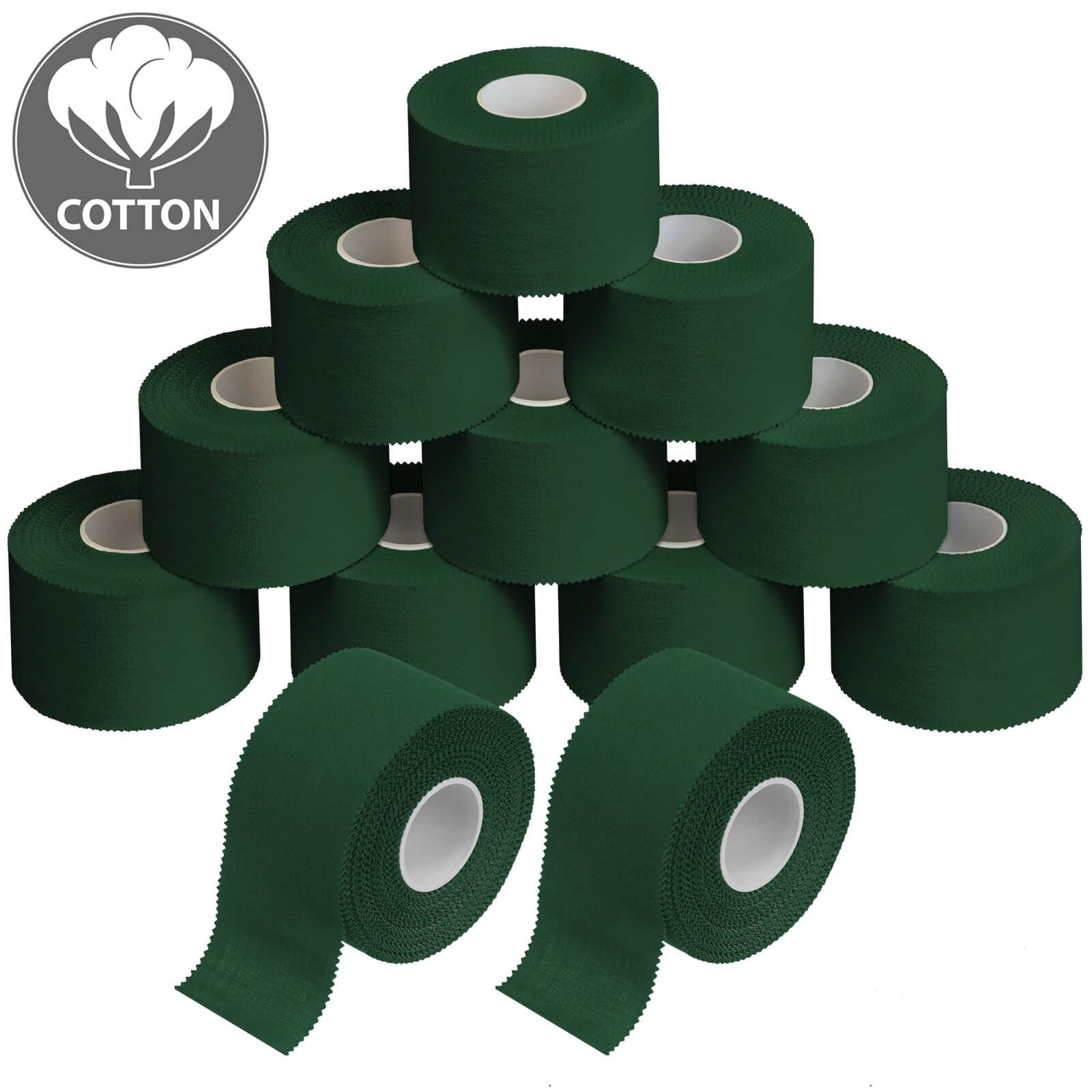 ALPIDEX Bandage 12 x ALPIDEX Sport-Tape 3,8 cm x 10 m in 10 verschiedenen Farben