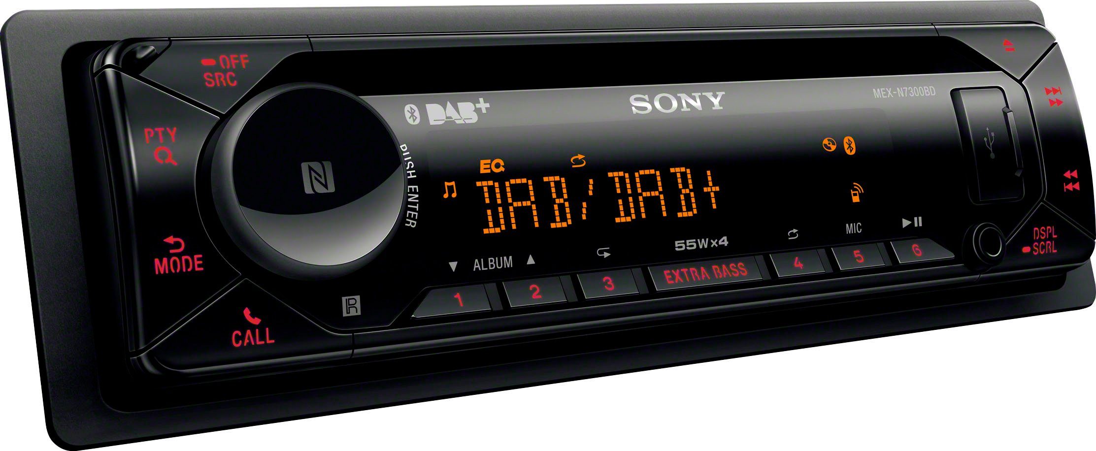 Sony (Digitalradio MEXN7300KIT W) 55 Autoradio (DAB),