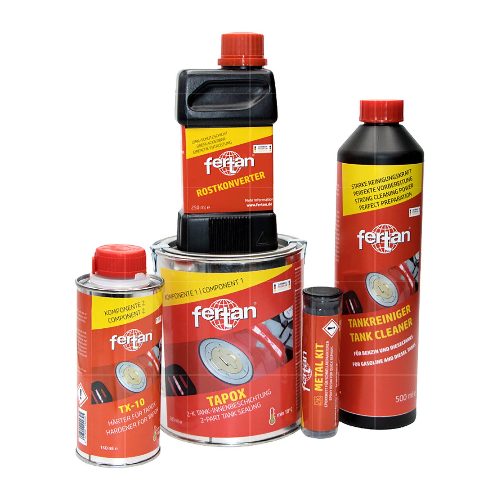 FERTAN Reinigungs-Set 24401 Tankversiegelungs- und Sanierungsset (gross)