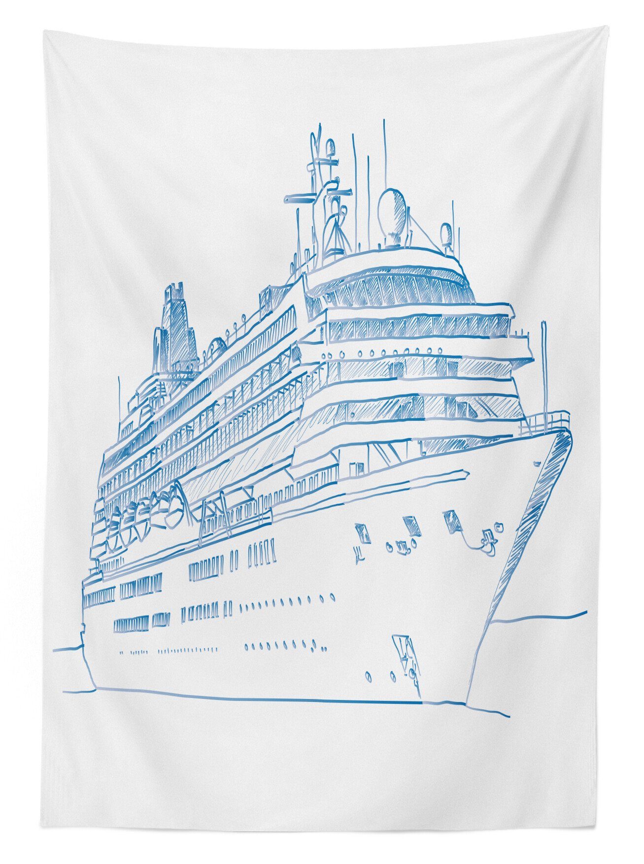 Für den Boot Tischdecke Farbfest Liner Abakuhaus Farben, Reisen Außen Klare Cruise geeignet Marine Waschbar Bereich