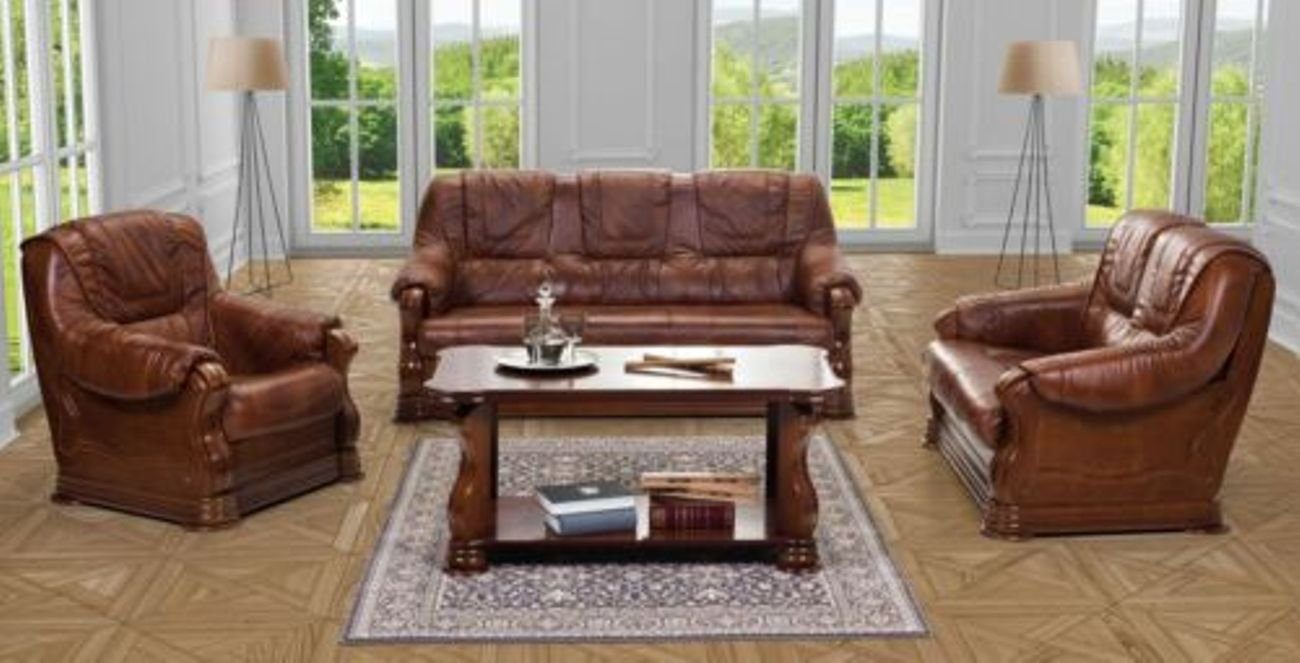 JVmoebel Sofa Sofagarnitur Sofa Couch 3+2+1 Garnitur mit Bettfunktion, Made in Europe