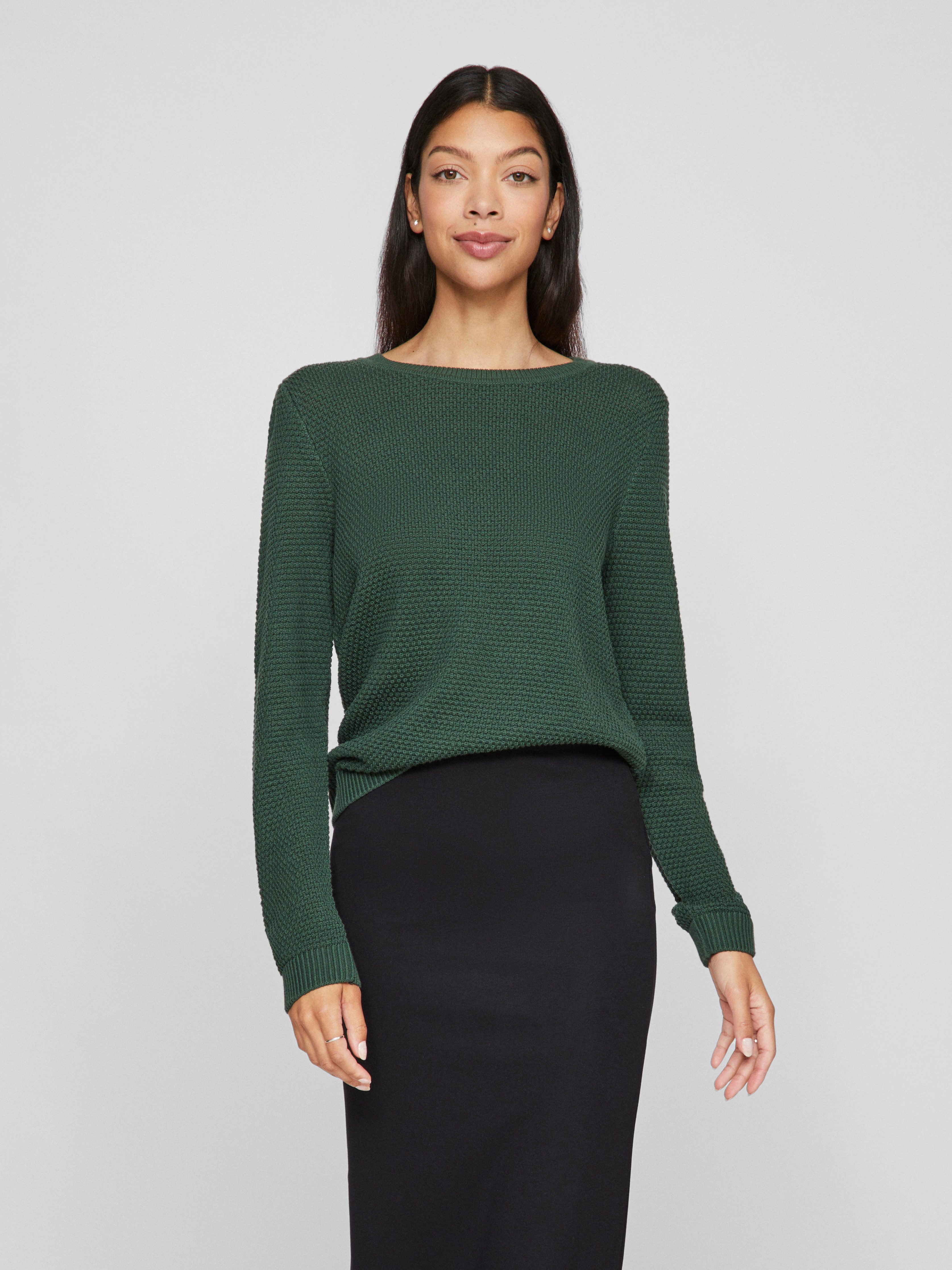 Vila Rundhalspullover VIDALO O-NECK L/S KNIT günstig online kaufen