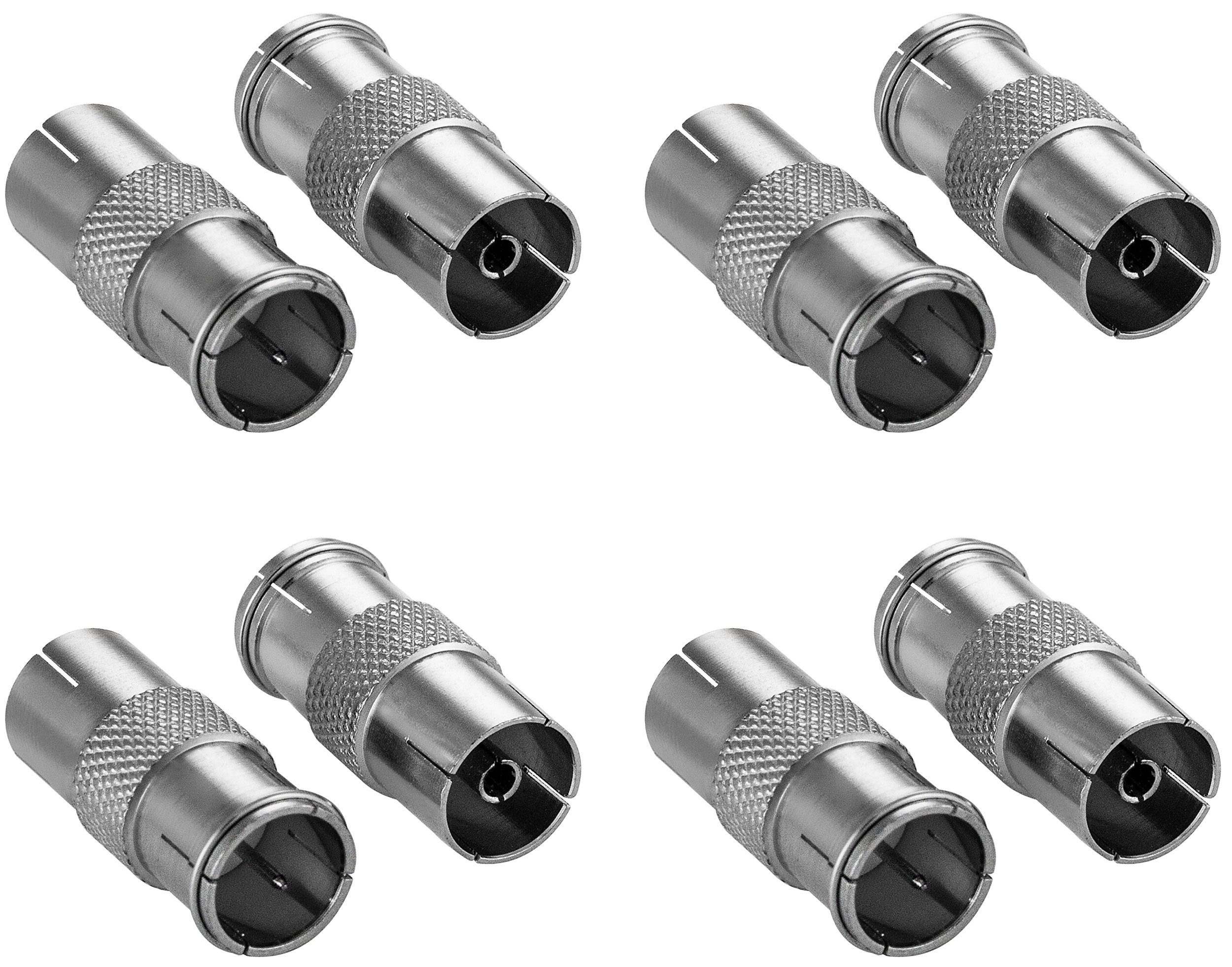 SAT Adapter F-Quickstecker auf IEC Antennenbuchse TV-Adapter