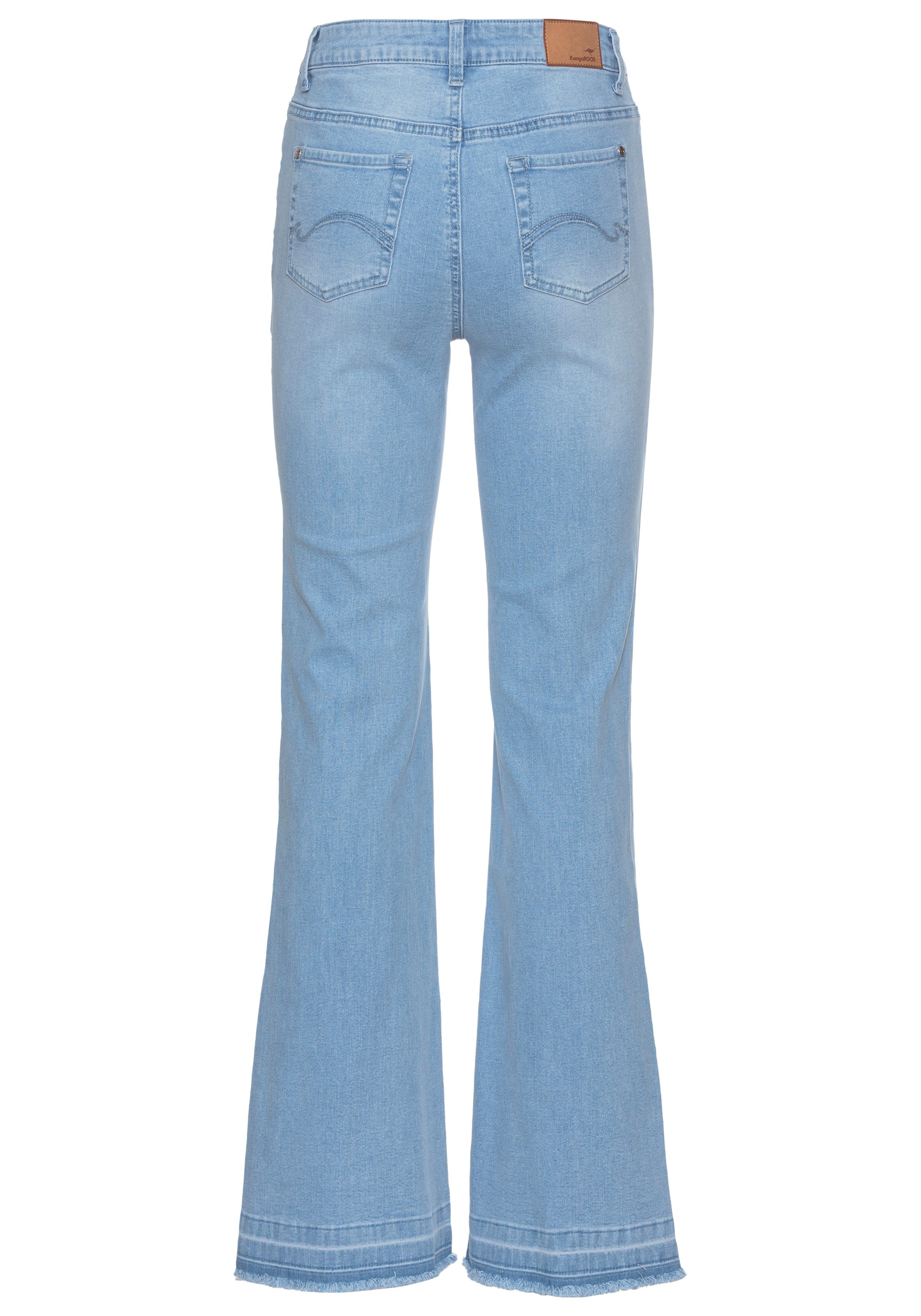 KangaROOS Weite Jeans Flare Weite Jeans High Waist