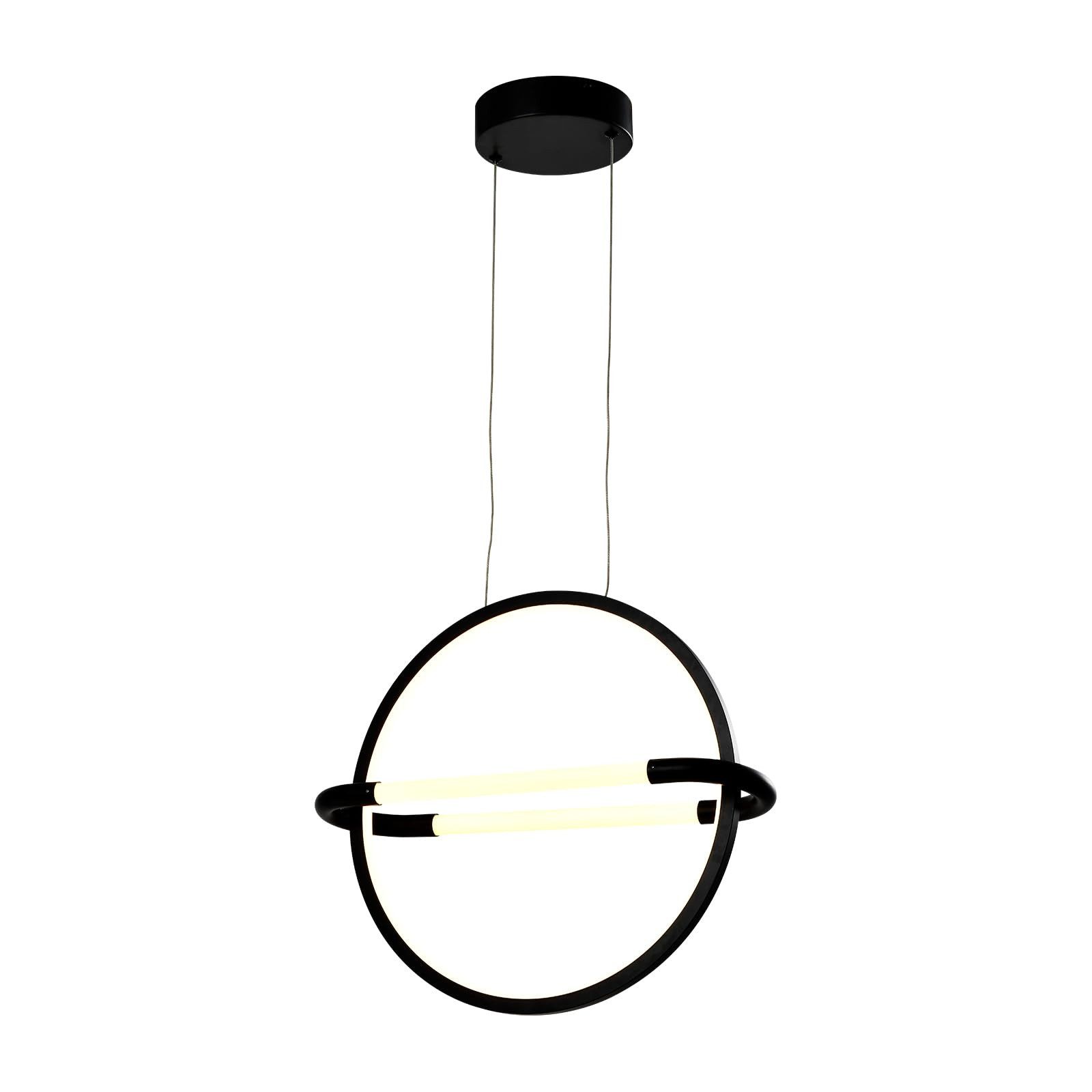 LQWELL LED Pendelleuchte Moderne LED-Pendelleuchte einfache industrielle Pendelleuchte, LED fest integriert, warmweiß-kaltweiß(3000K), Minimalistische Industrie Pendellampe Vintage Hängelampe, Wohnraumbeleuchtung, für Küche, Wohnzimmer, Schlafzimmer, Esszimmer, Café