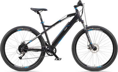 Telefunken E-Bike M924, 9 Gang Shimano Altus Schaltwerk, Kettenschaltung, Heckmotor, 504 Wh Akku, (36 V 504 Wh Akku, Geländebike off road, ca. 100 km Reichweite), Mountainbike MTB Elektrofahrrad, Pedelec, Damen Herren, 27,5 / 29 Zoll