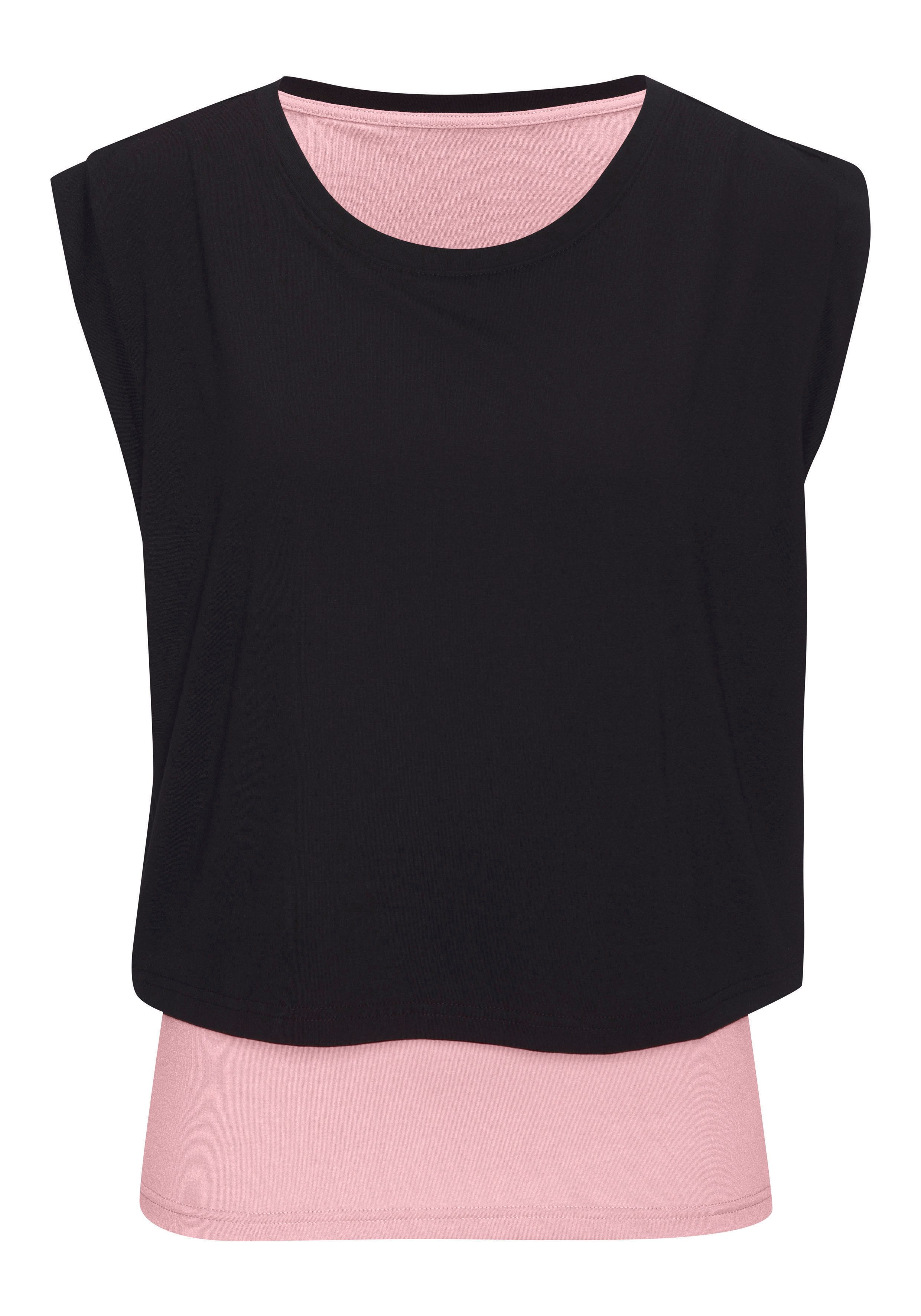 LASCANA ACTIVE 2-in-1-Shirt im doppellagigen Look – Bild 2 von 5