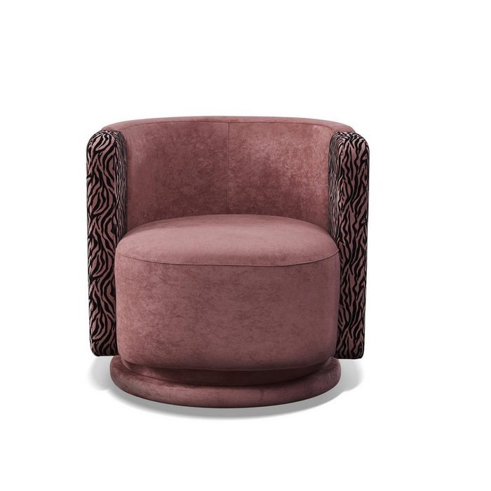 JVmoebel Sessel Klassische Sessel Fernseh Design Polster Sofa Textil Drehbarer Couch Relax Neu