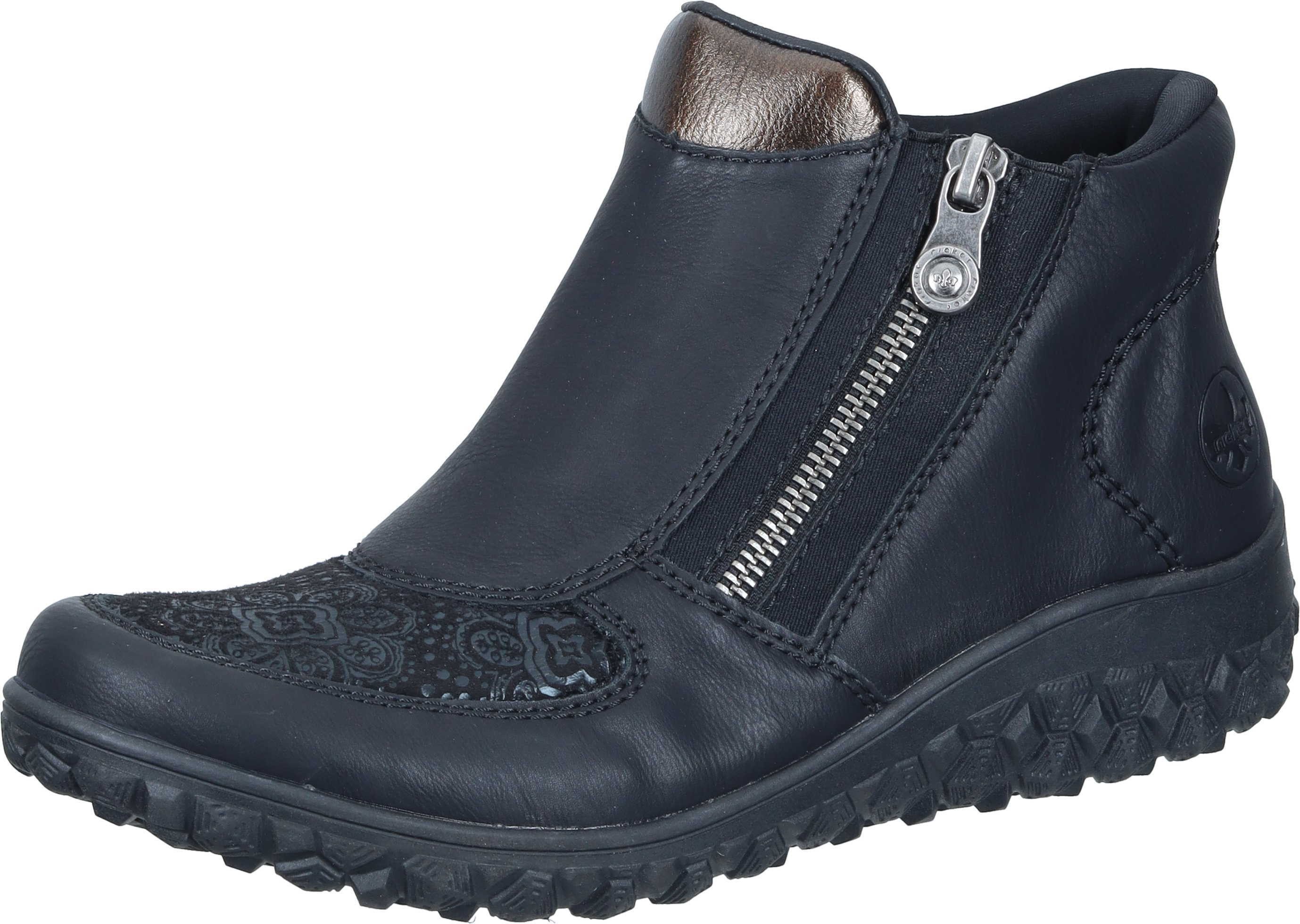 Rieker Stiefeletten Stiefel aus strapazierfähigem Synthetik