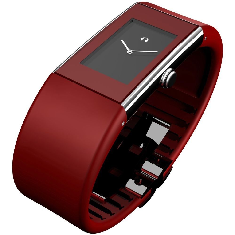 Rosendahl Quarzuhr ROSENDAHL Damen Armbanduhr WATCH II 43178 schwarz / rot B. 20 mm