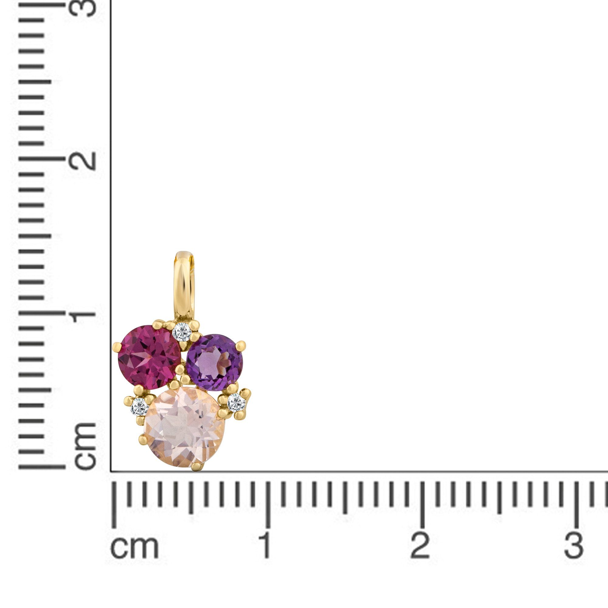 Orolino Kettenanhänger 585 Gold mit echten Steinen günstig online kaufen
