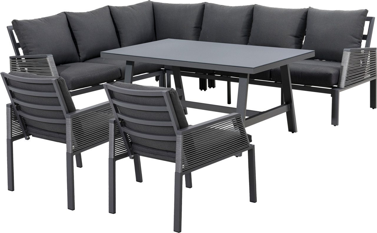 Primaster Gartenlounge-Set Primaster Gartenmöbel-Set Girona 8 günstig online kaufen