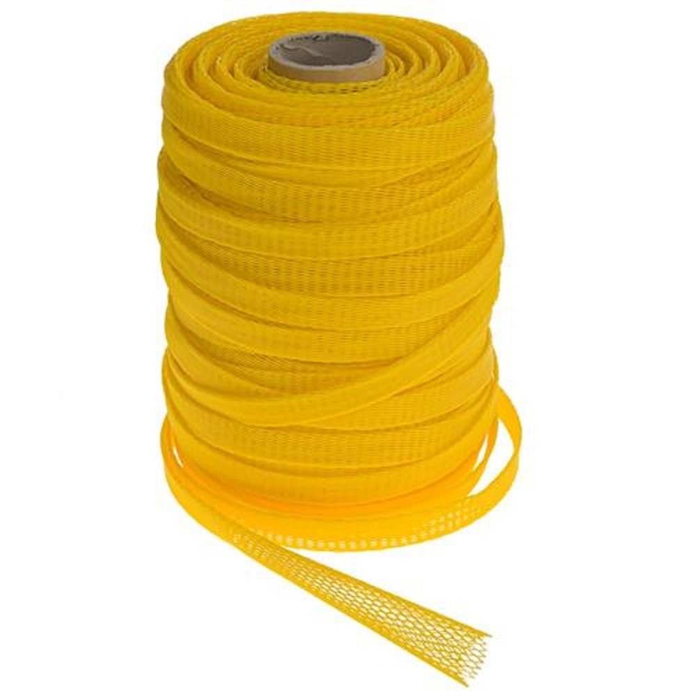HaGa Multifunktionsnetz Verpackungsnetz (Meterware) Ø 25-50mm gelb