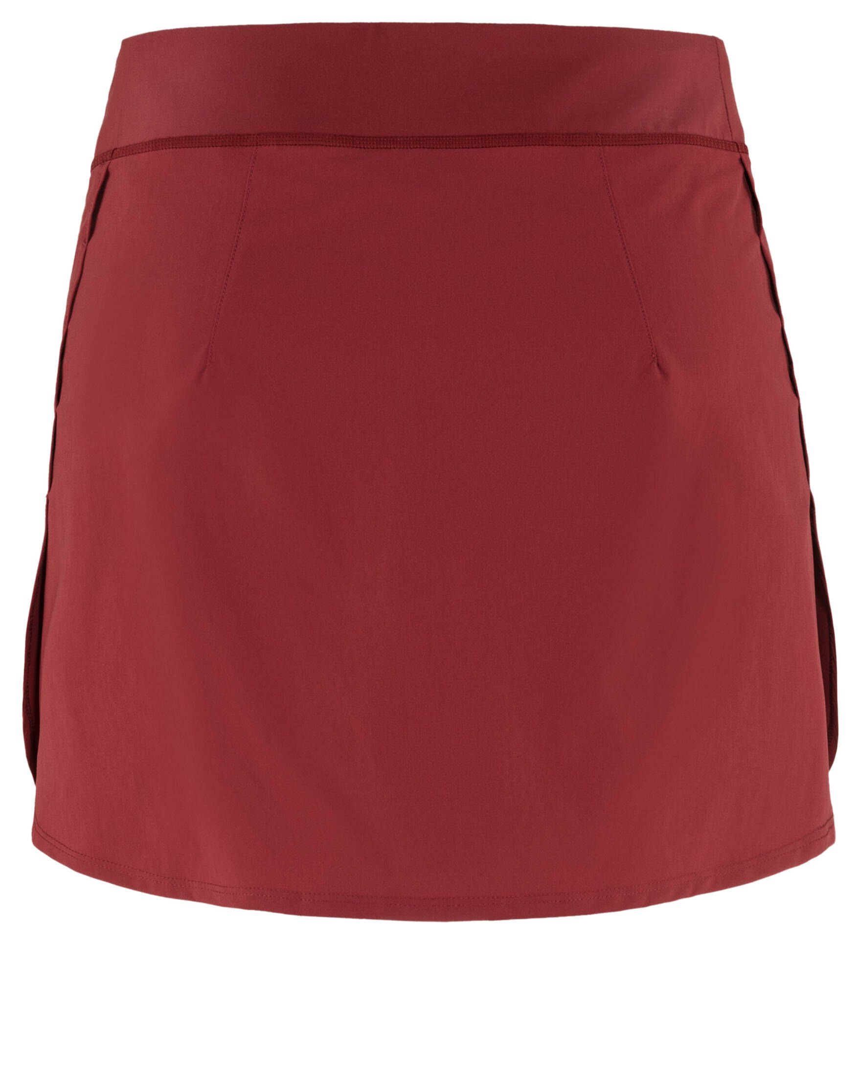 Fjällräven Minirock Damen Rock (500) (1-tlg) MIDSUMMER ABISKO SKORT W rot