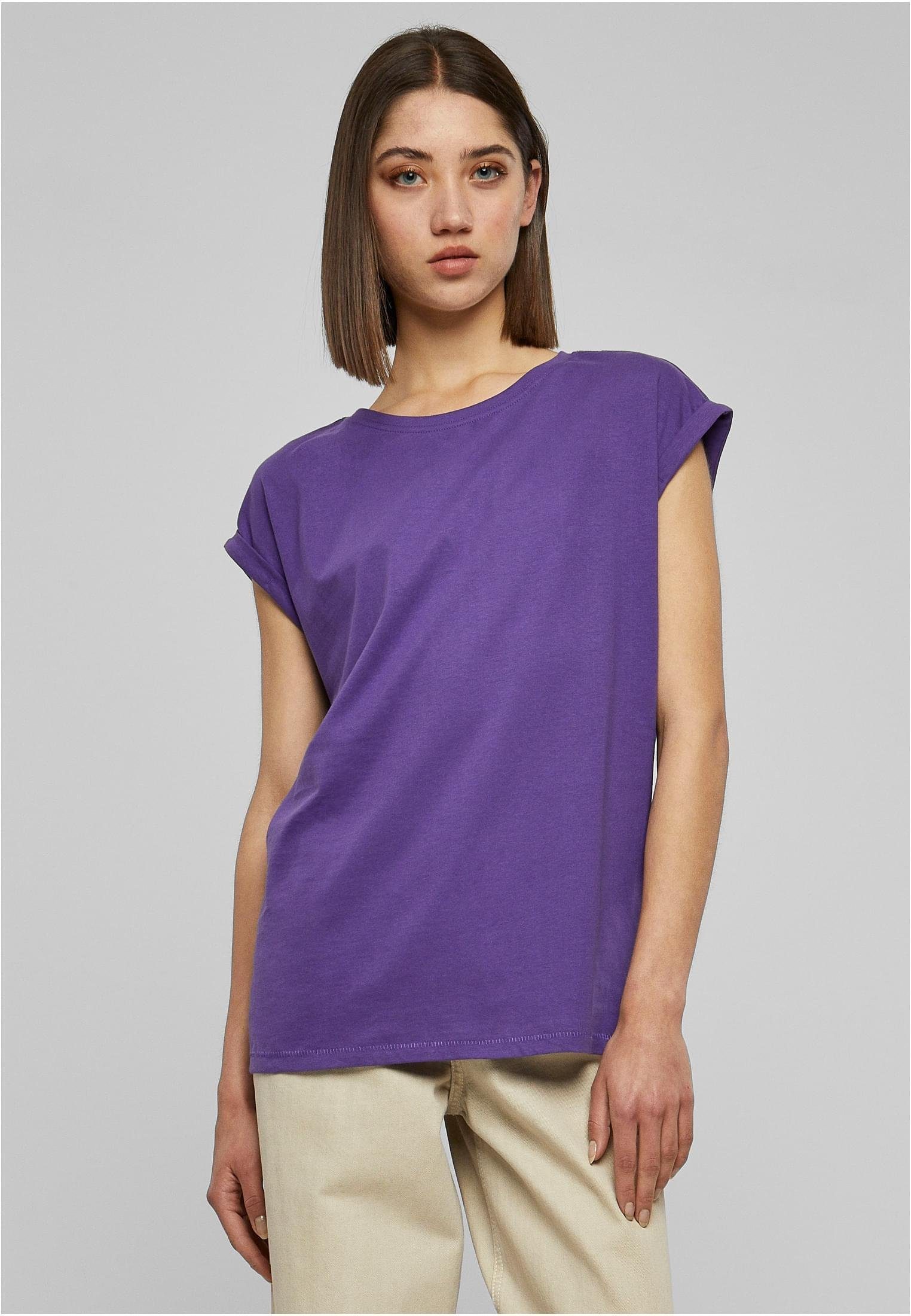 URBAN CLASSICS Rundhalsshirt Ladies Extended Shoulder günstig online kaufen