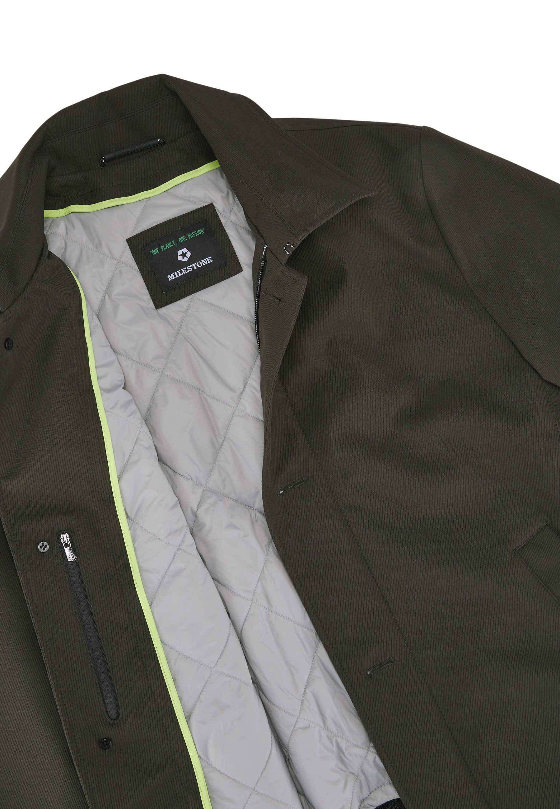 Milestone Kurzmantel MSMatthew Herren Jacke Mantel kurz normale Passform