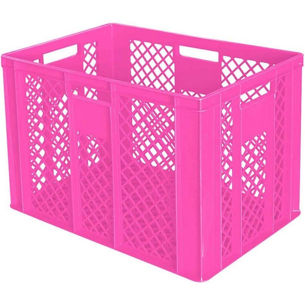 BRB-Lagertechnik Stapelbox 30x Eurobehälter/Bäckerkiste durchbrochen, LxBxH 600x400x410 mm, Stoßfest, robust und formstabil