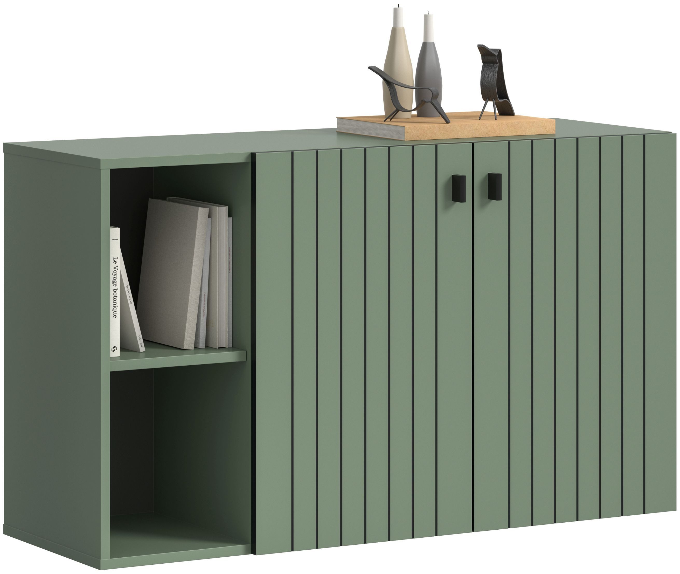 xonox.home Sitzbank, in Smoke Green Nachbildung B/H/T ca.: 106/63/37 cm