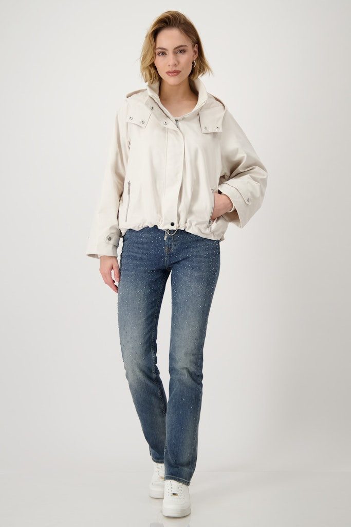 Monari Outdoorjacke Jacke mit Kapuze creamy günstig online kaufen