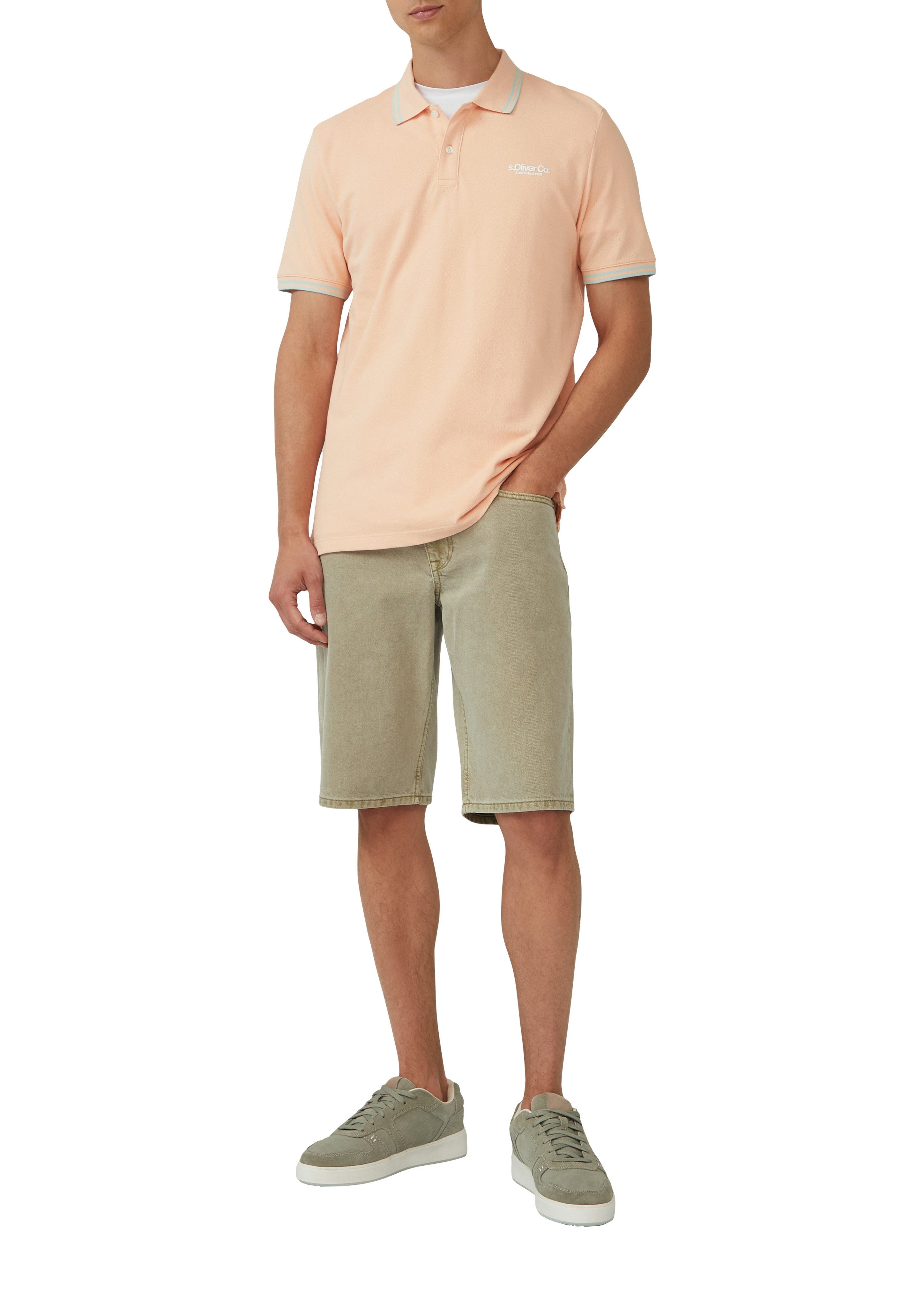 s.Oliver Poloshirt mit Logo Schriftzug günstig online kaufen