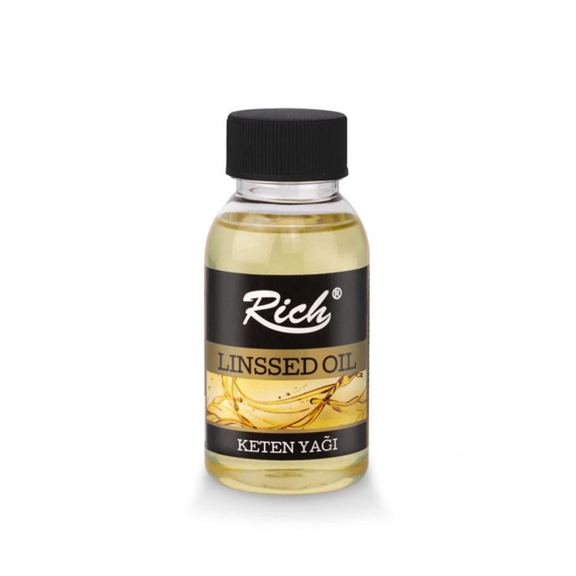 RICH Bastelfarbe Rich Leinöl Natürliche Leinsamenöl 100/250/500 ml