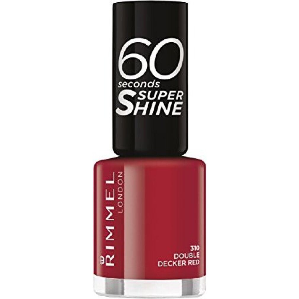 Rimmel London Nagellack 60 Seconds Super Shine Nagellack - 310 Double Decker Rot