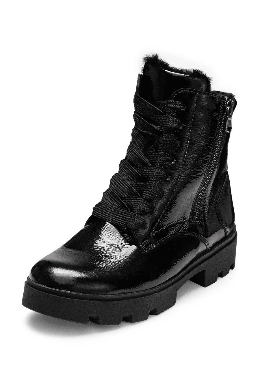 vitaform Damenschuhe Stiefelette Lackleder Stiefelette günstig online kaufen