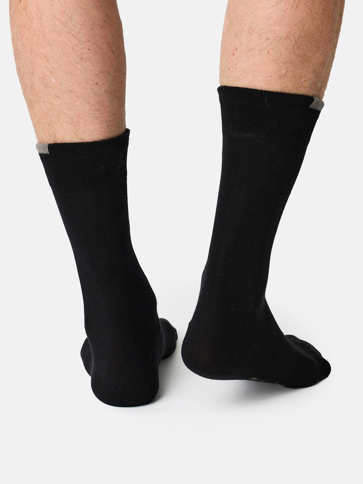uni (15-Paar) günstig Der Perfekt schwarz Basicsocken Nur Socken Passt
