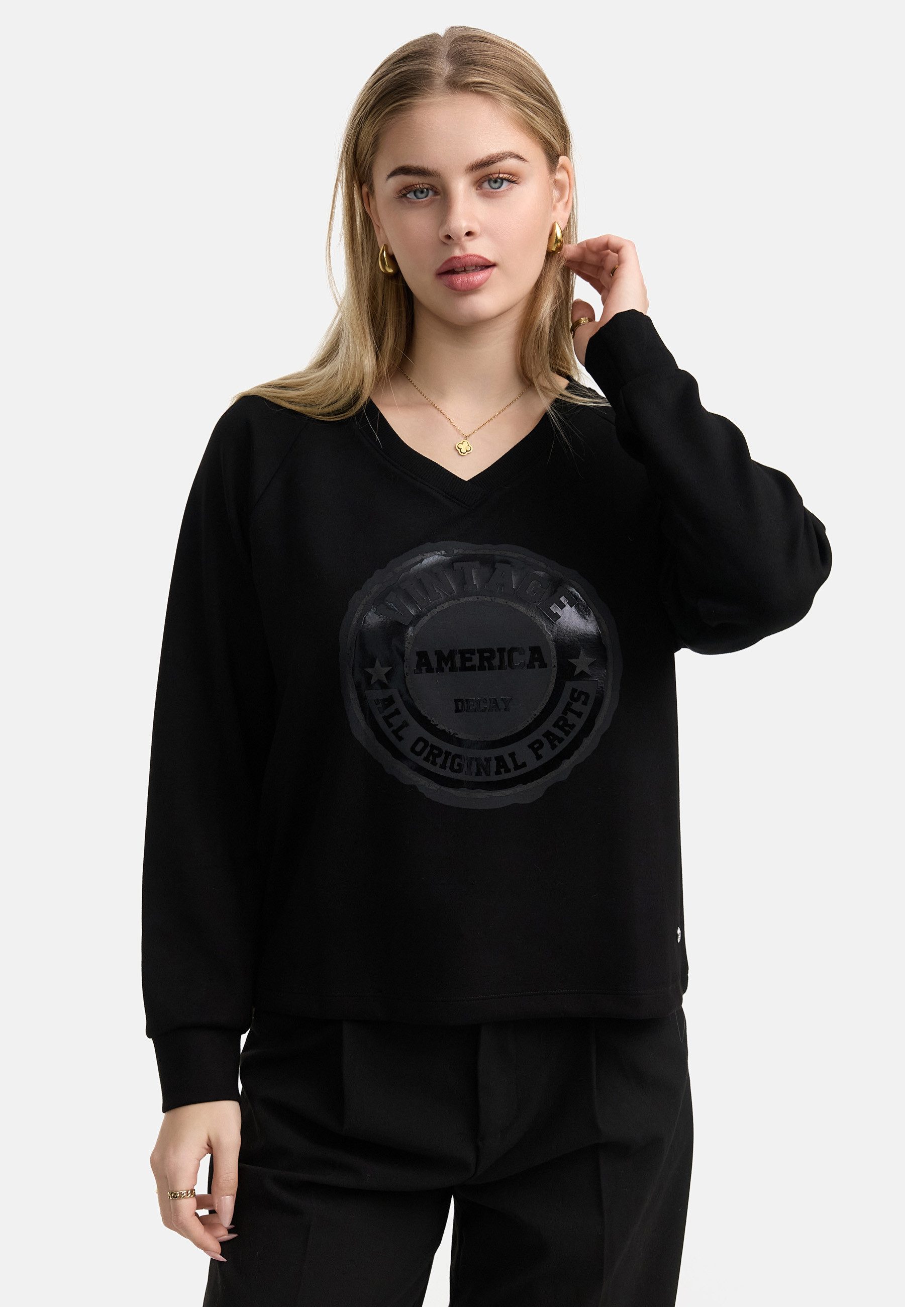 Decay Longsleeve Decay mit Sternen (1-tlg)