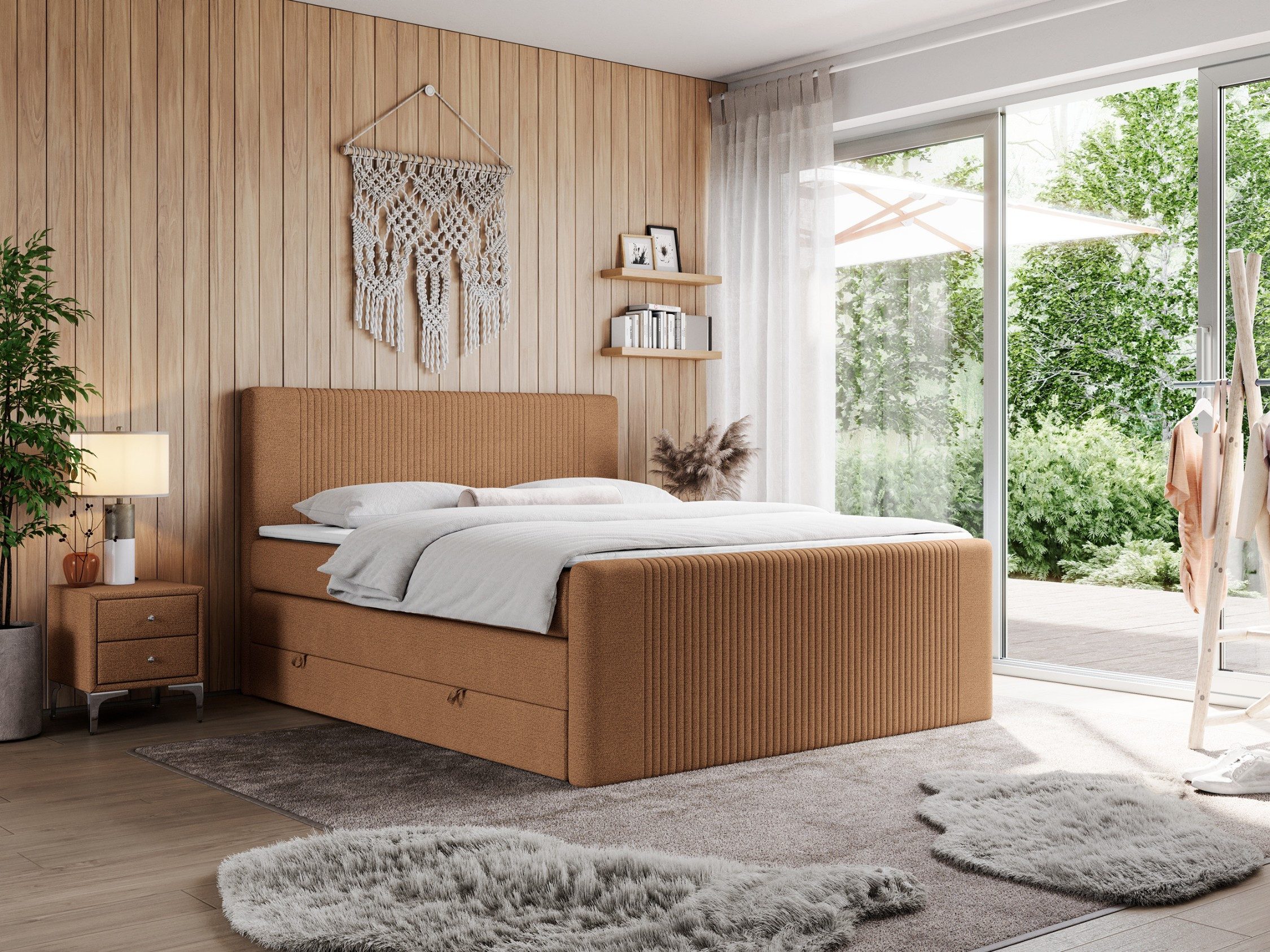 MKS MÖBEL Boxspringbett KING DOREN (Topper günstig online kaufen