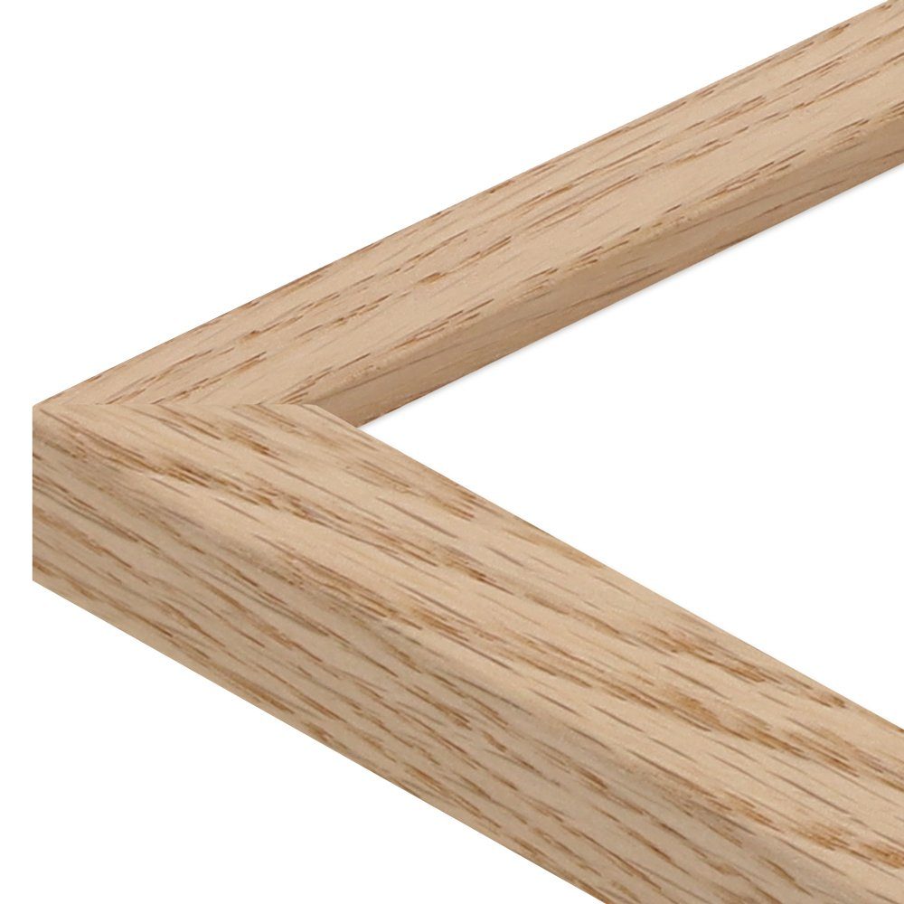 WANDStyle Bilderrahmen H950, Eiche Bilderrahmen 10x10 Holz, Moderner Fotorahmen Eiche 10x10 cm