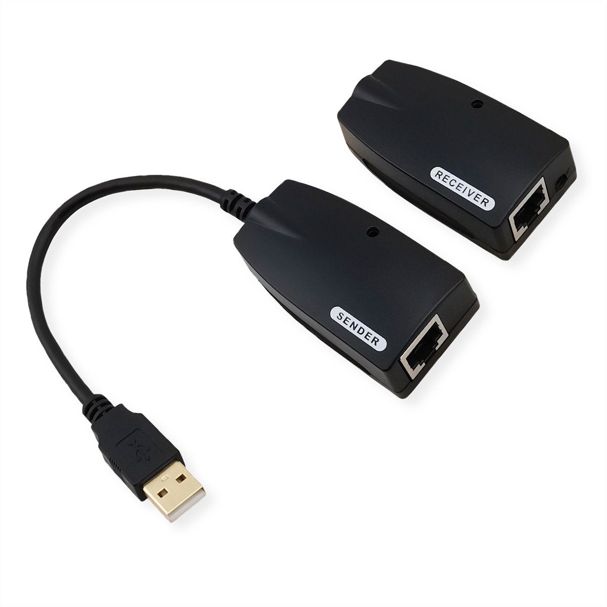 USB 2.0 Verlängerung über RJ45, max. 50m Computer-Adapter