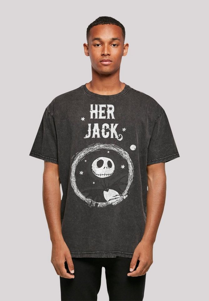 F4NT4STIC T-Shirt Disney Nightmare Before Christmas Her Jack Premium  Qualität, Disney Nightmare Before Christmas Her Jack